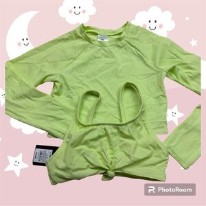 Girls swim top set